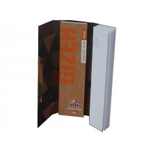 Χαρτάκια στριφτού Gizeh King Size SLIM με οργανική κάνναβη και τζιβάνες.