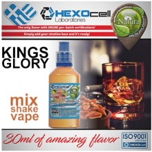 NATURA MIX SHAKE VAPE KINGS GLORY Pure Tobacco Nutiness 30/60ML καπνικό με αρώματα από ουίσκι και ξηρούς καρπούς